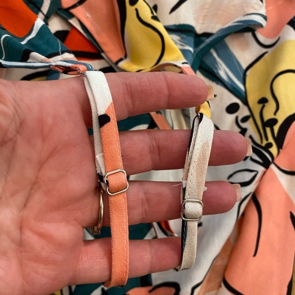 Lovestitch Women’s Sleeveless Colorful Oversized Abstract Adjustable Straps Maxi - Picture 9 of 14